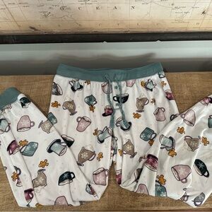 Coffee Mug PJ Pants - M